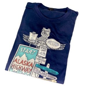 Vintage Paul Smith Graphic Alaskan Long Sleeve T-Shirt from Japan